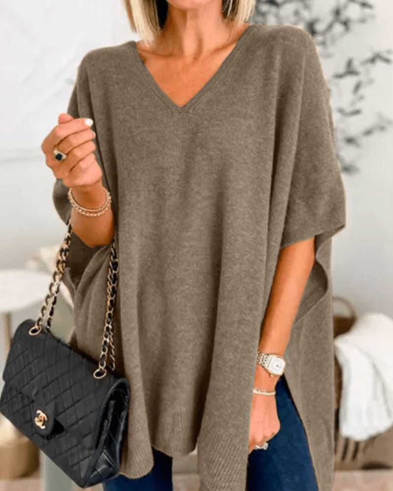Olivia - Cozy Poncho Sweater