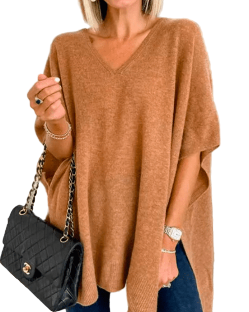 Olivia - Cozy Poncho Sweater
