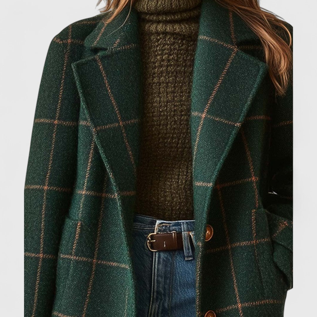 Fiona | Timeless Checked Coat