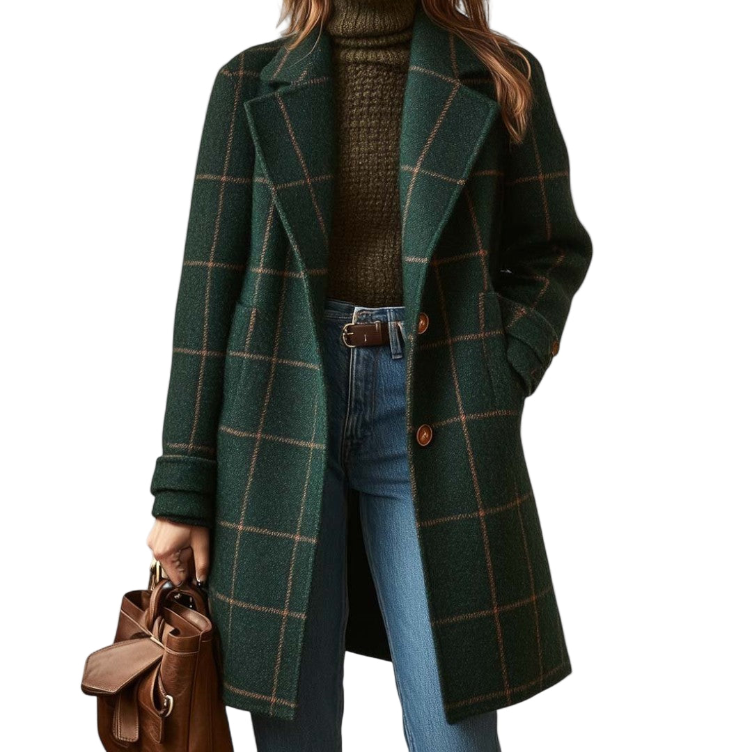 Fiona | Timeless Checked Coat