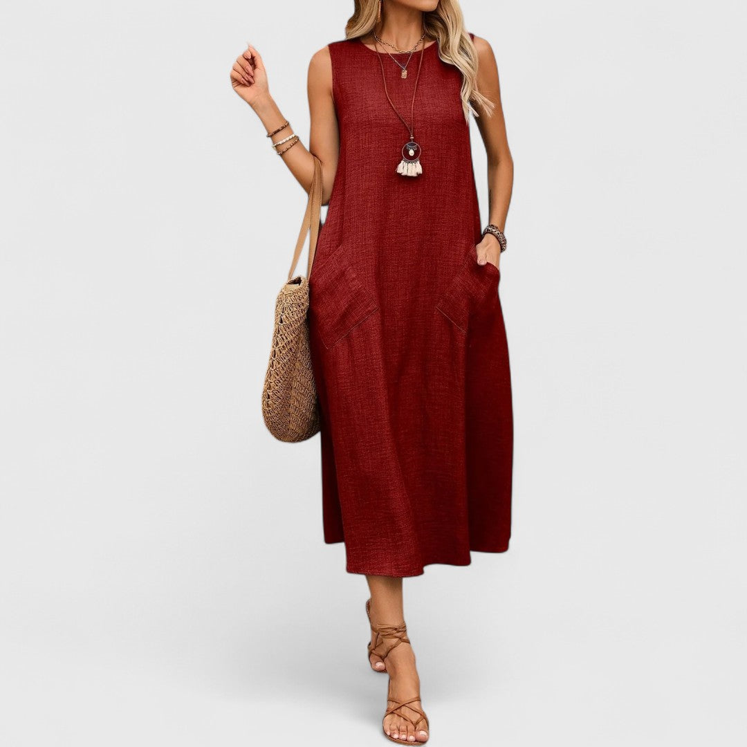 Shirley – Casual Sleeveless Dress