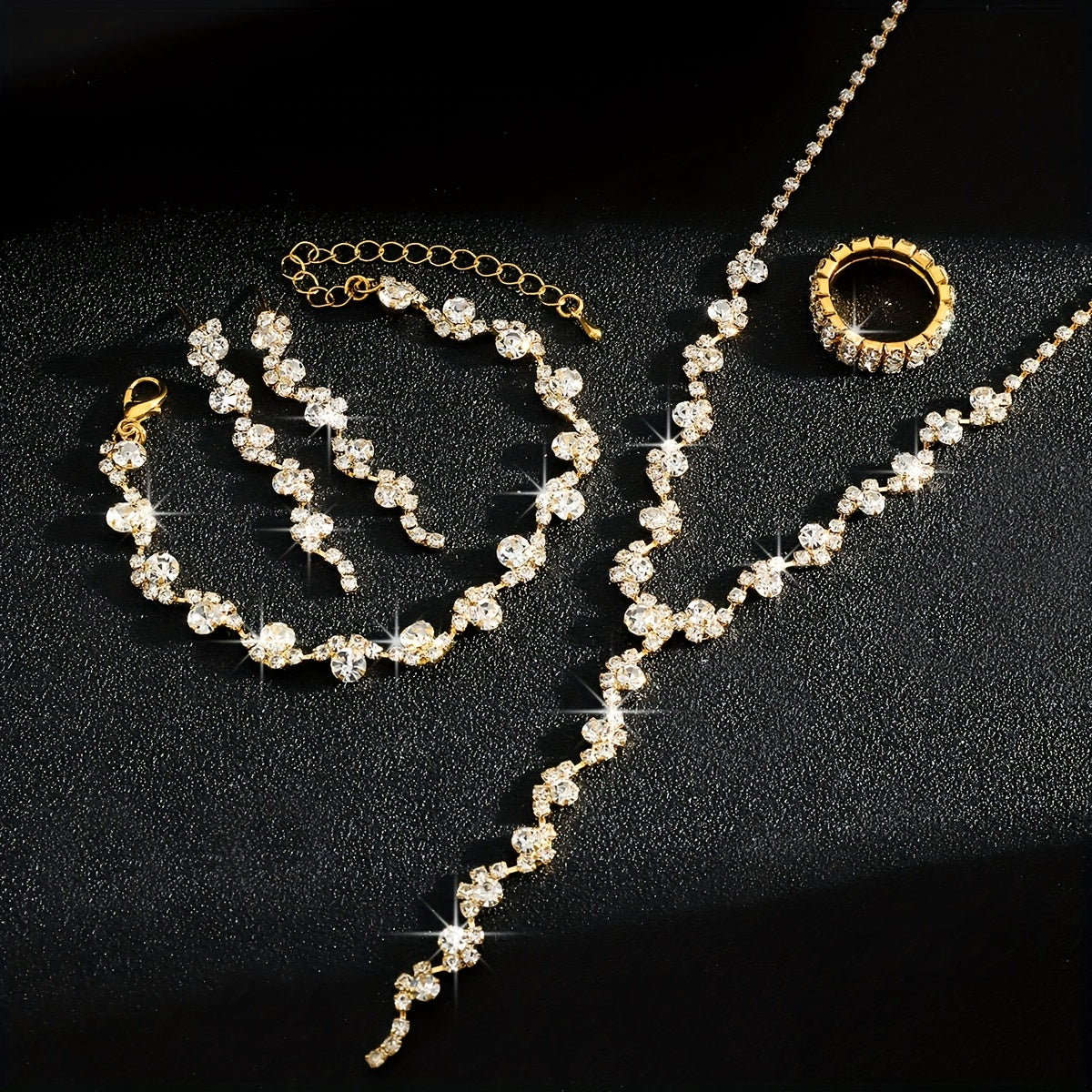 Valerine | Luxurious Sparkling Floral Jewelry Collection