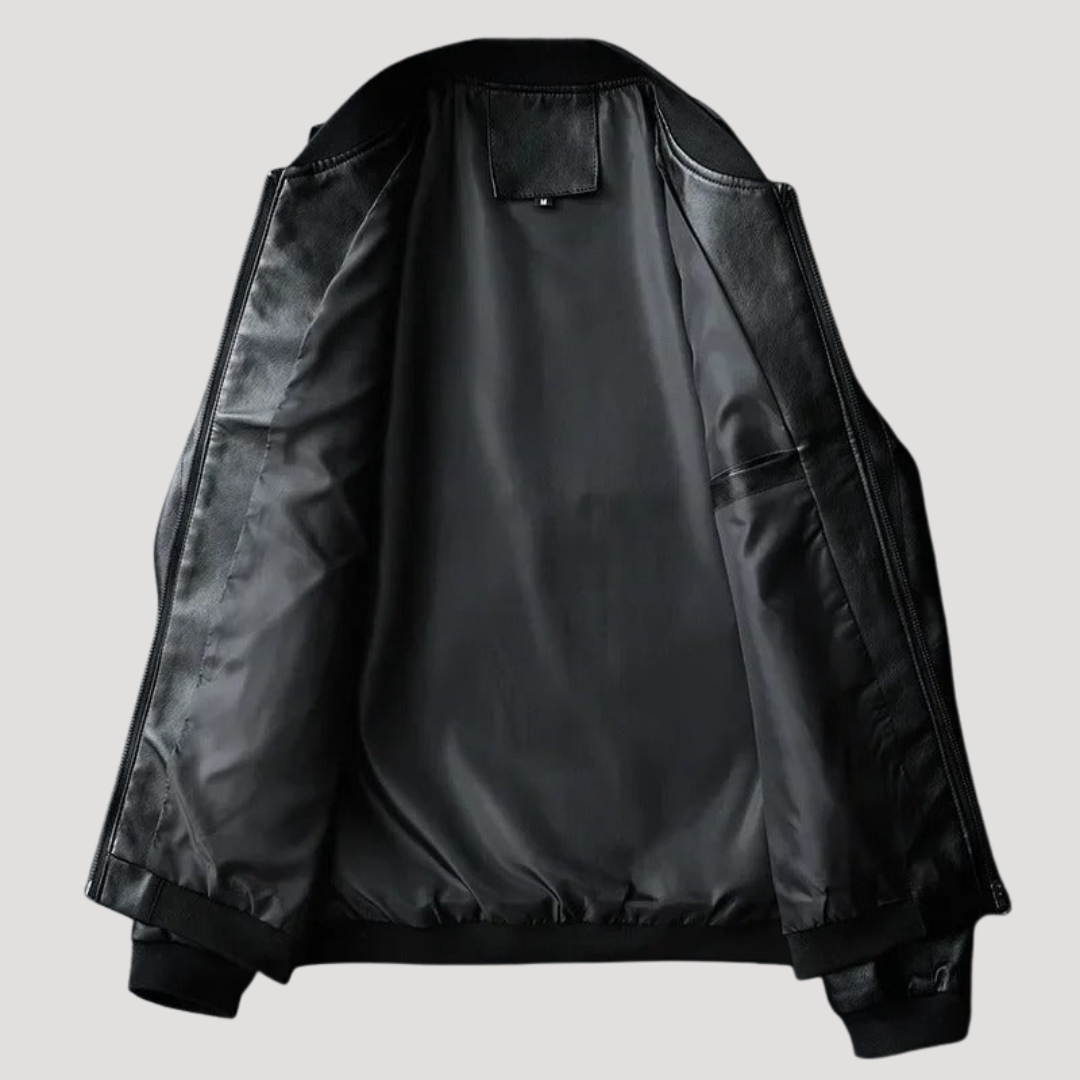 James™ | Premium Leather Biker Jacket