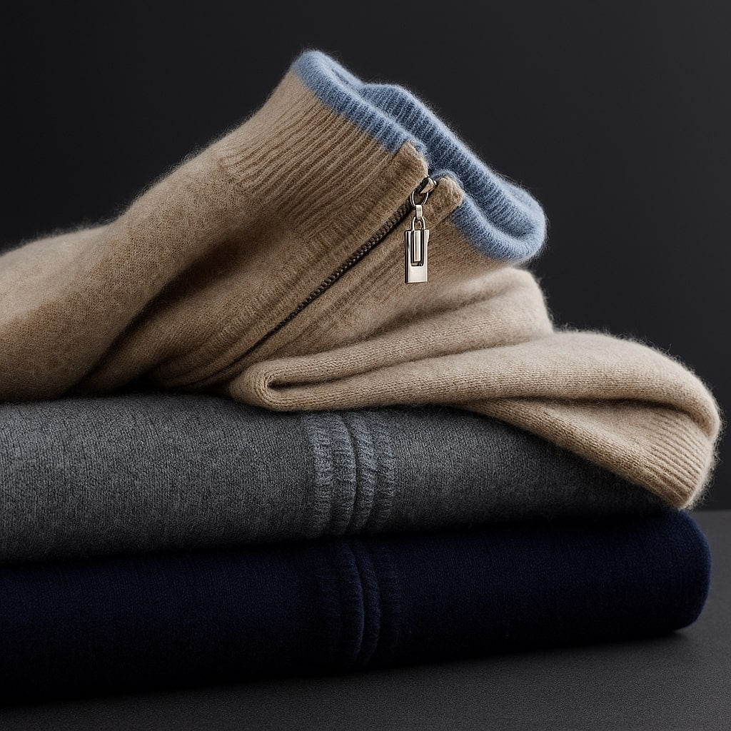 HARVEY™ | Sophisticated Wool Zip Jacket