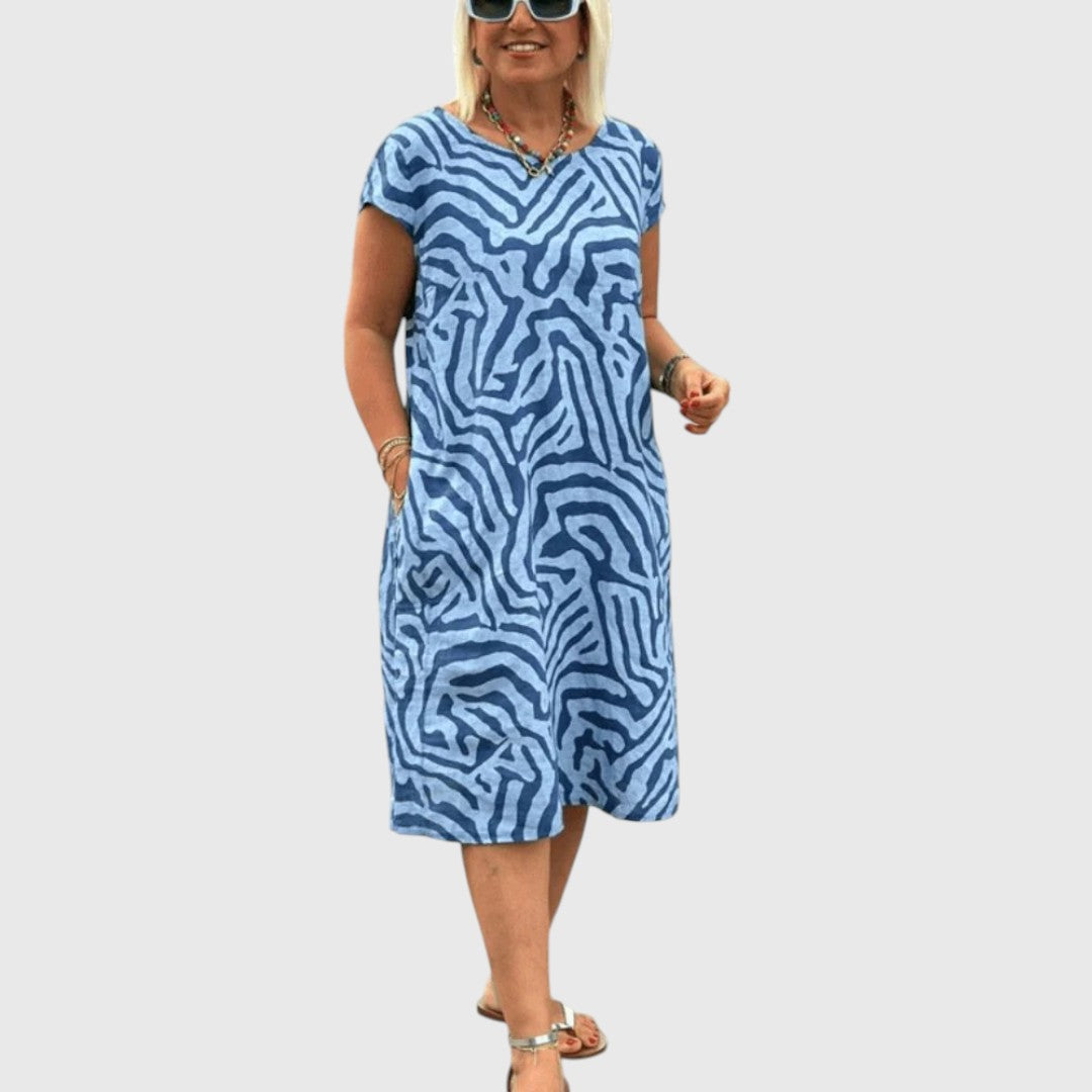 Dileys - Summer dress with round neck