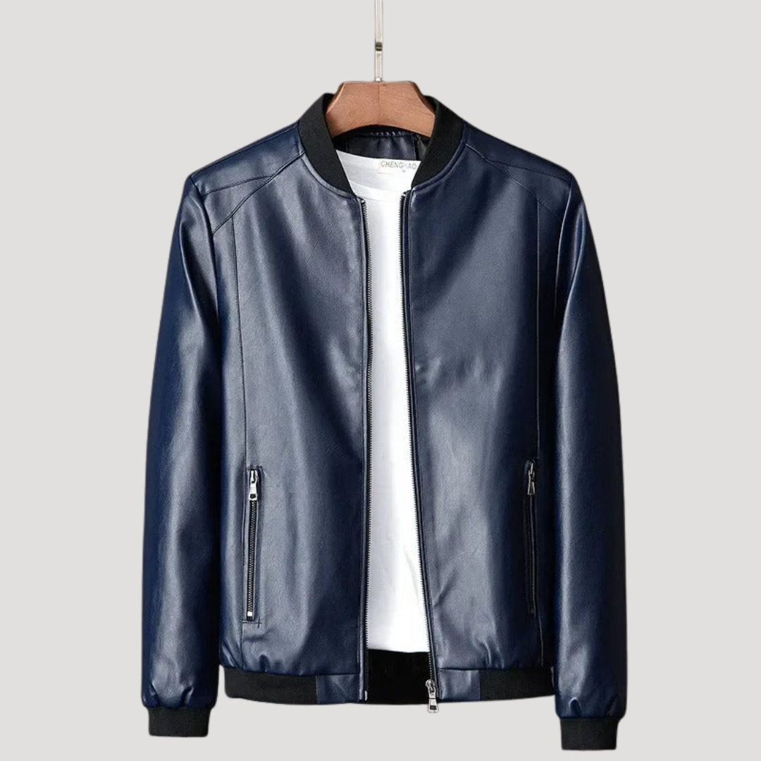 James™ | Premium Leather Biker Jacket