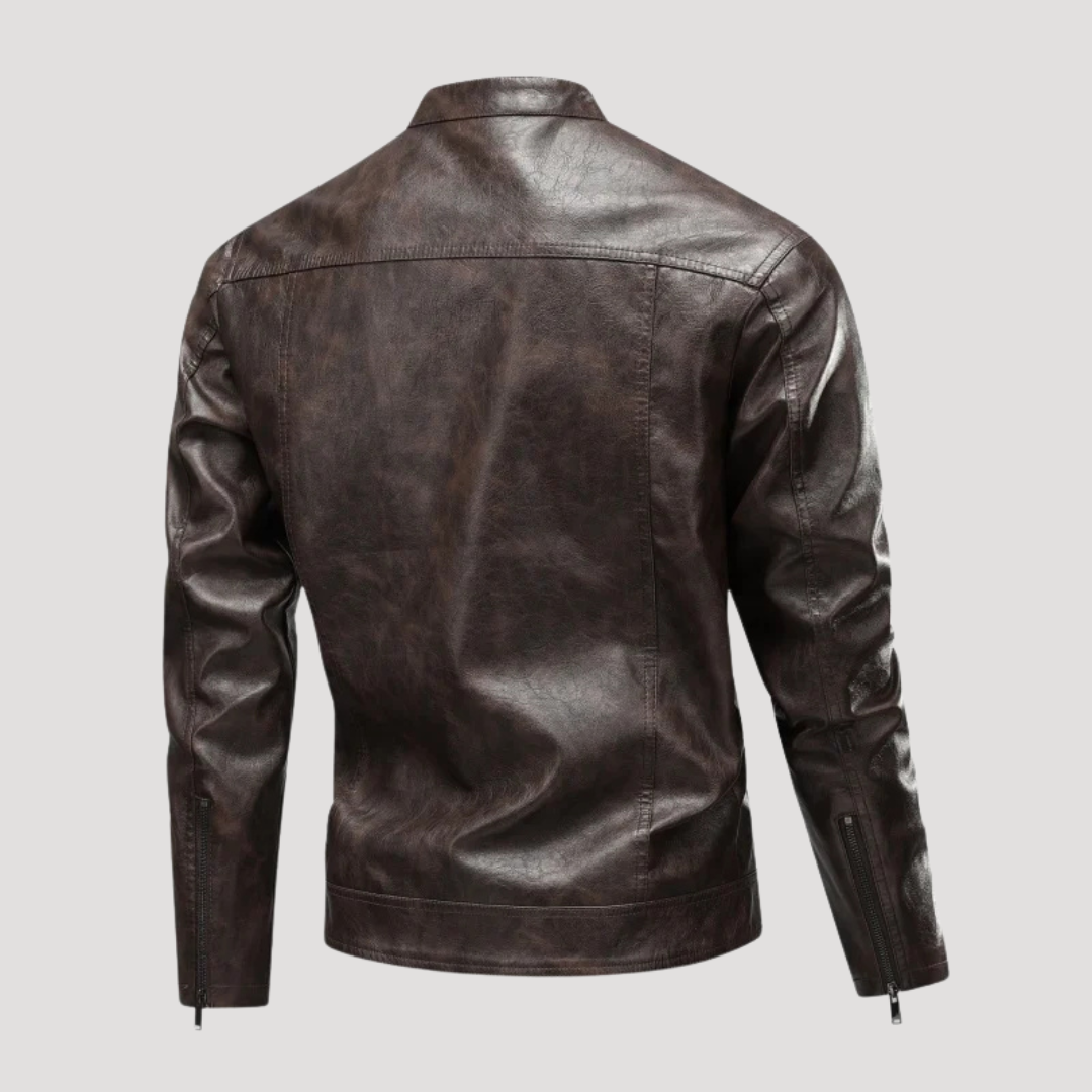 Arthur™ | Classic Leather Aviator Jacket