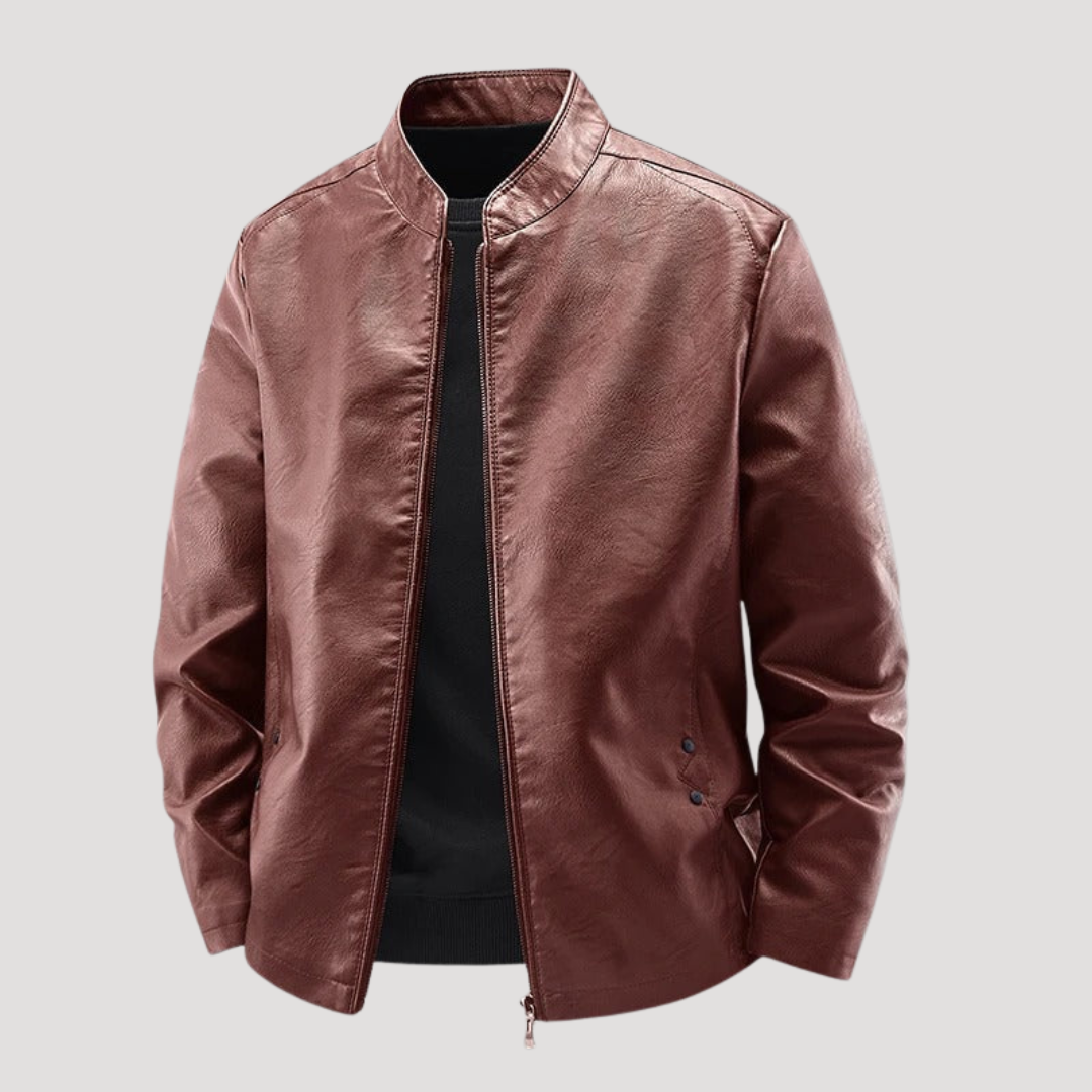 Marek™ | Genuine Leather Motorcycle Jacket