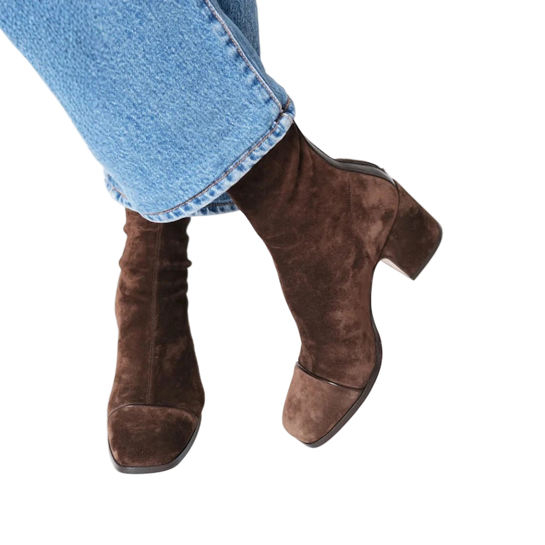 Isaline | Elegant Ankle Boots with Square Heels