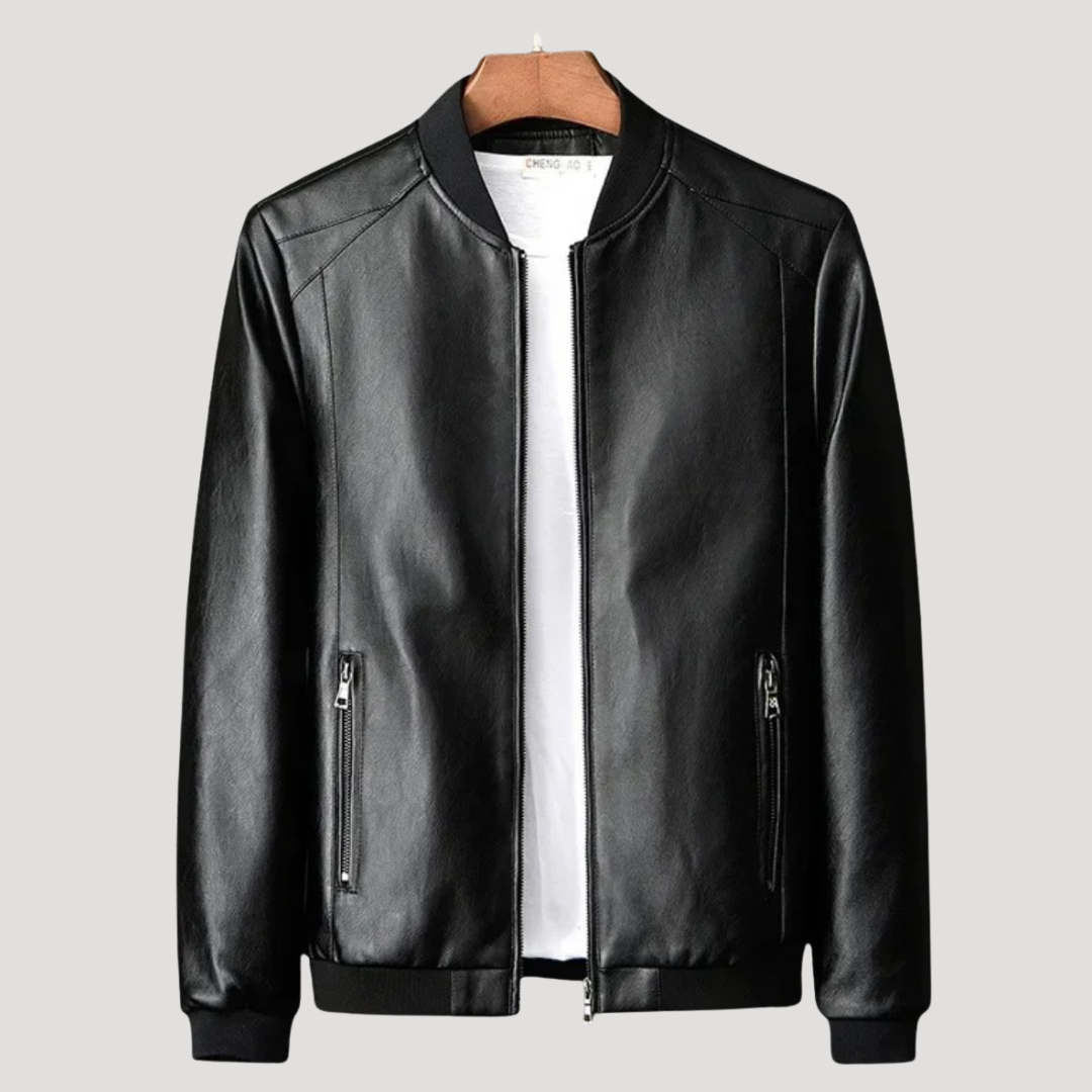 James™ | Premium Leather Biker Jacket