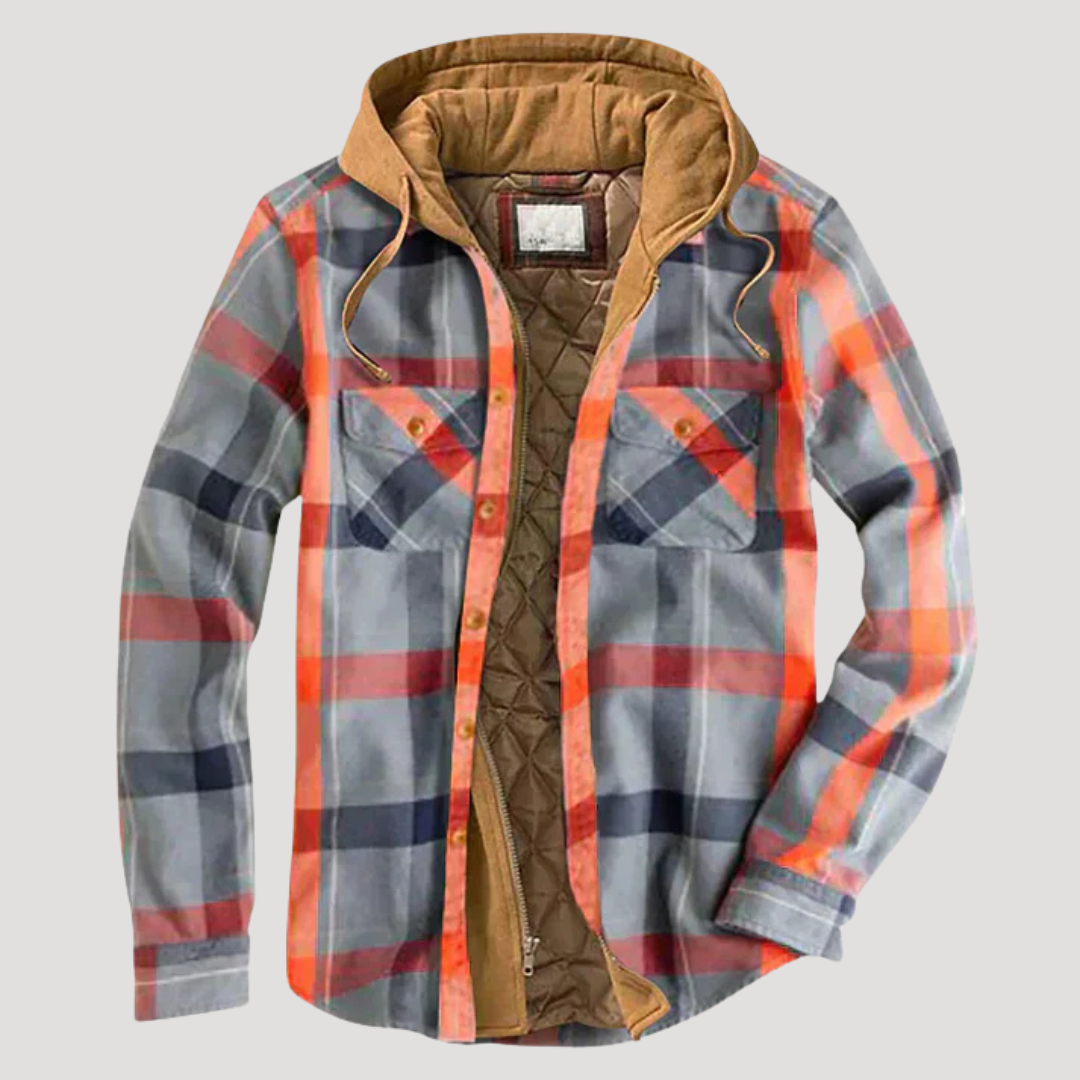 Davorin | Stylish Checked and Patchwork Blazer