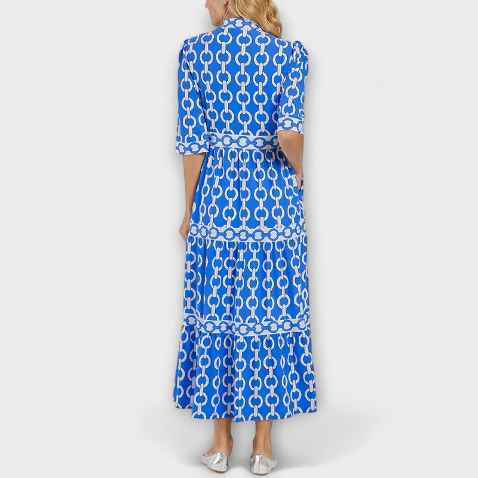 Zara - Midi Dress with Chain Pattern