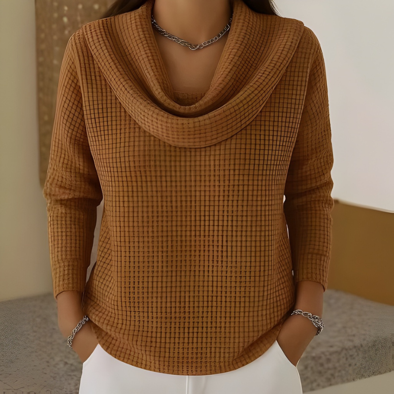 Luna | Cozy Waffle Knit Sweater
