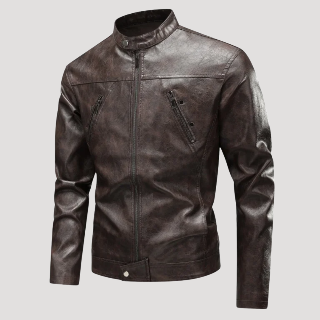 Arthur™ | Classic Leather Aviator Jacket