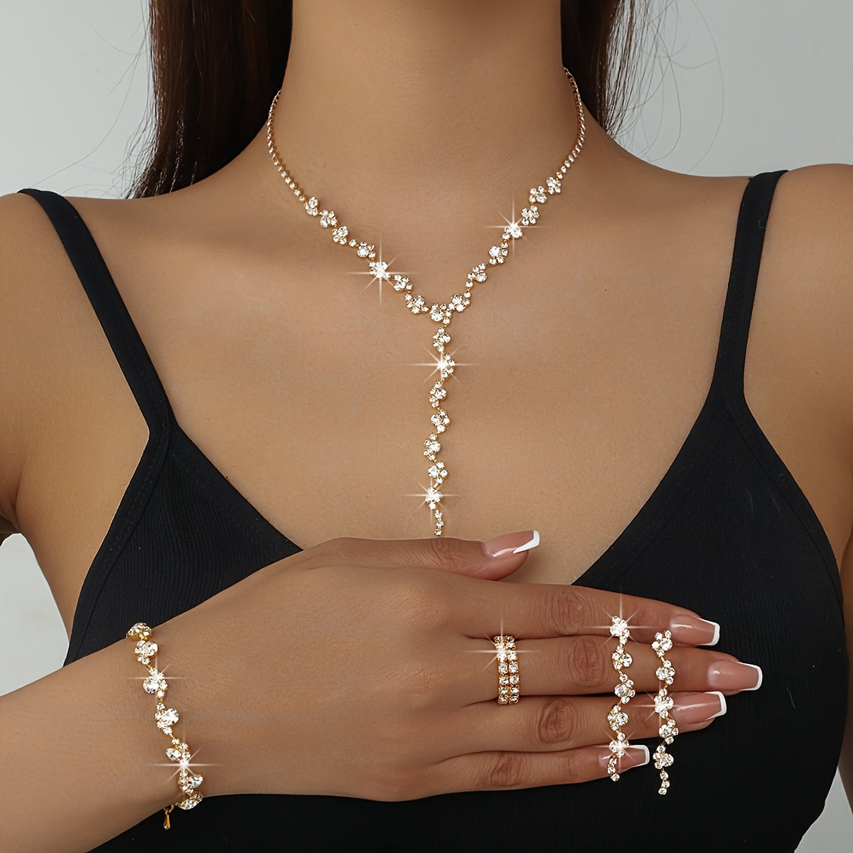 Valerine | Luxurious Sparkling Floral Jewelry Collection