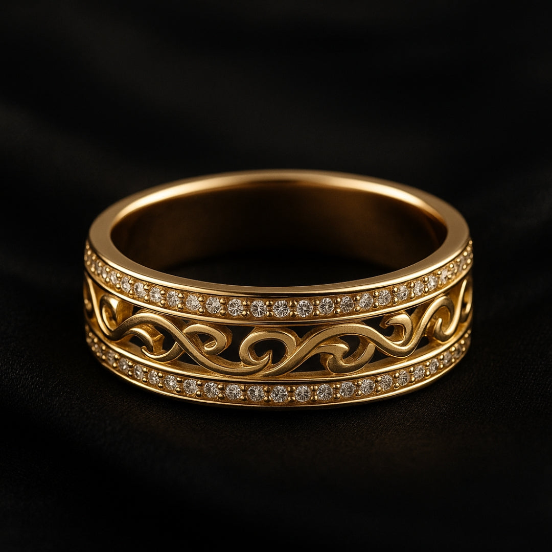 Open-Centered Gold Ring