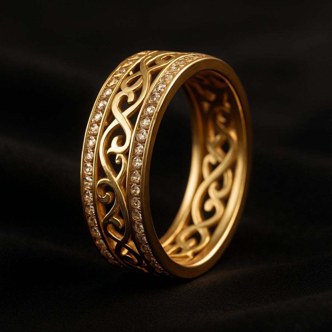 Open-Centered Gold Ring