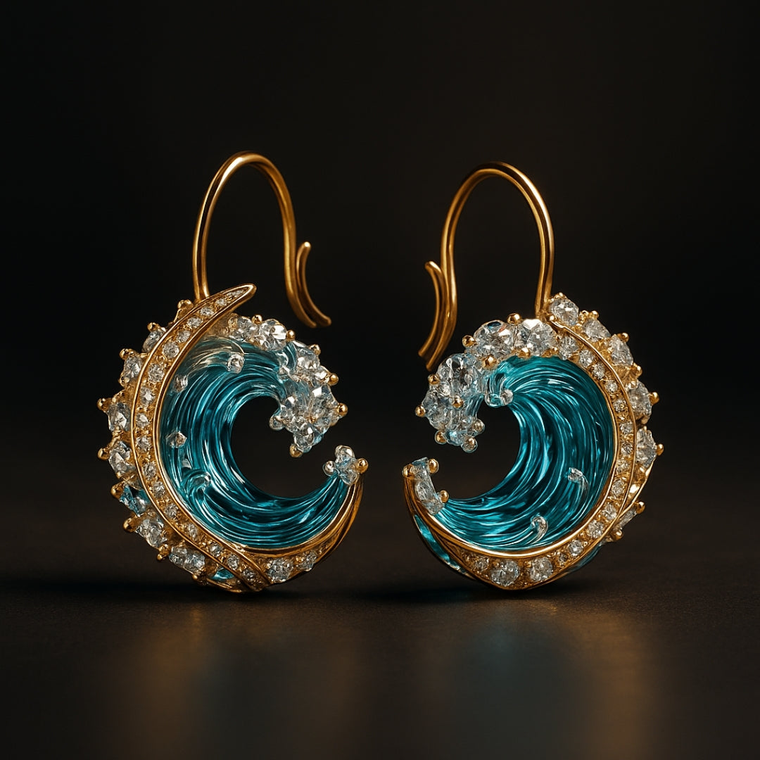 Azure Wave Earrings