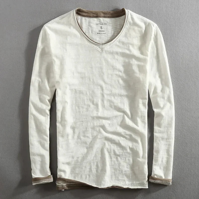Paul | Long Sleeve Cotton Shirt