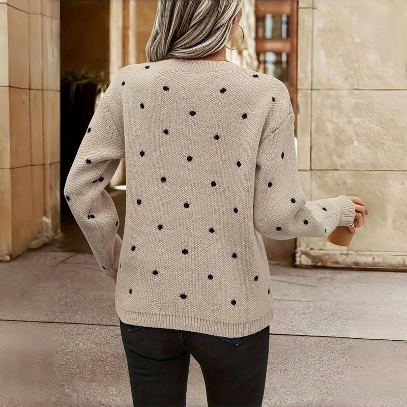Emma - Polka Dot Knit Sweater