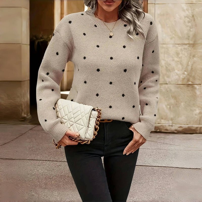 Emma - Polka Dot Knit Sweater