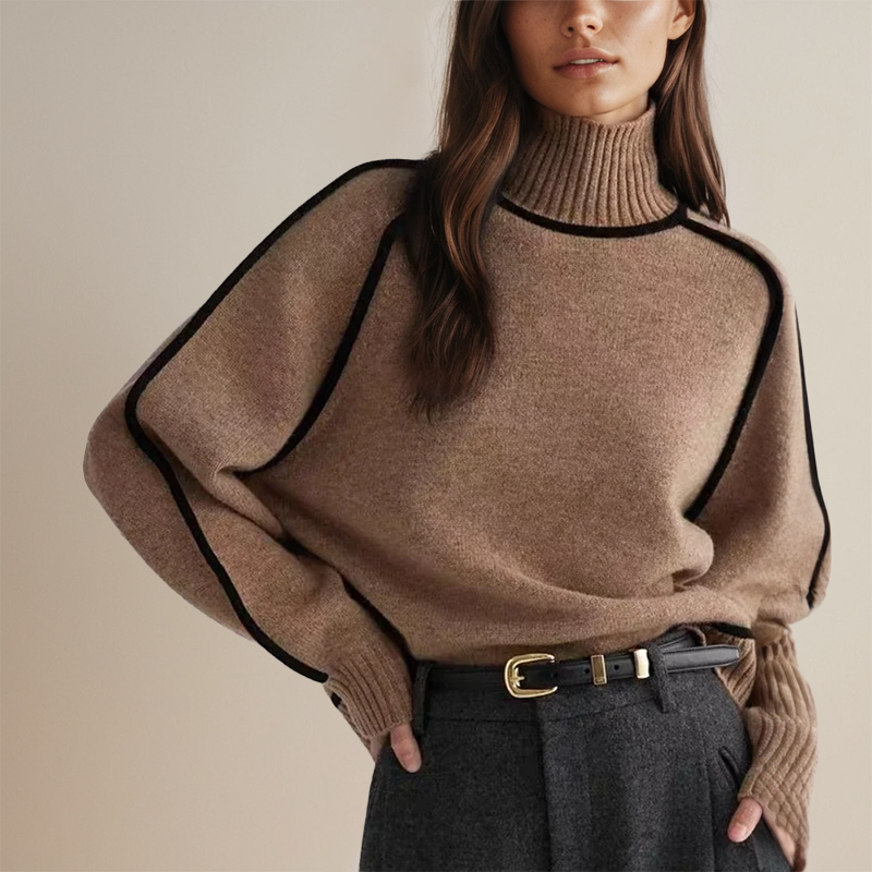 Isabella - Relaxed Roll Neck Sweater