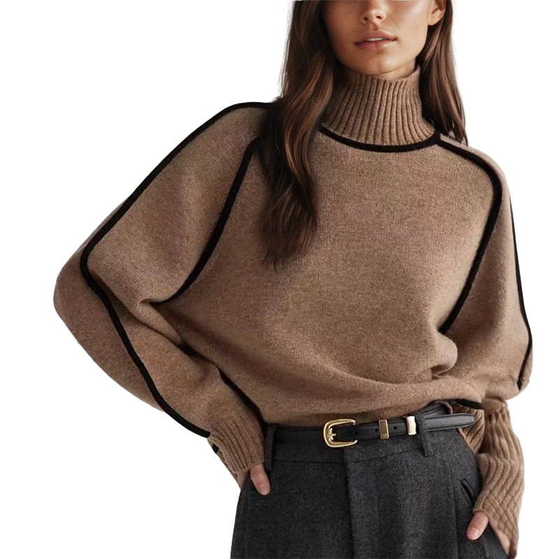 Isabella - Relaxed Roll Neck Sweater
