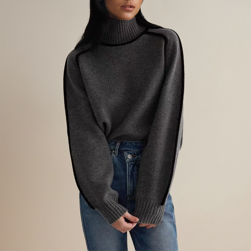 Isabella - Relaxed Roll Neck Sweater