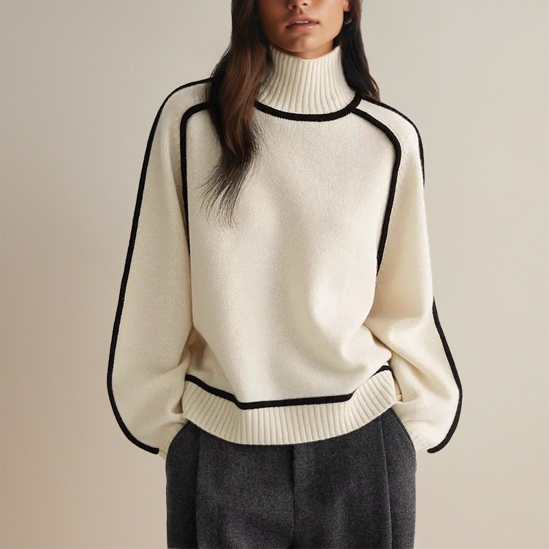 Isabella - Relaxed Roll Neck Sweater