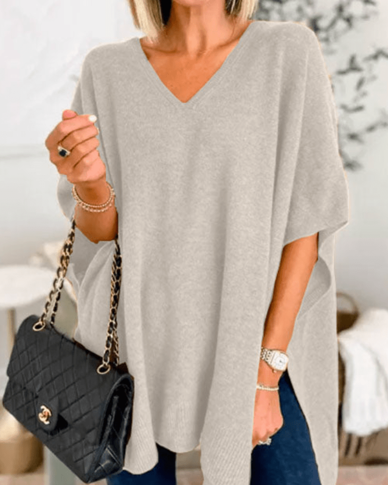 Olivia - Cozy Poncho Sweater