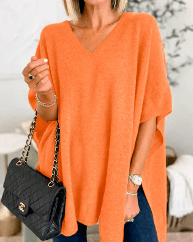 Olivia - Cozy Poncho Sweater