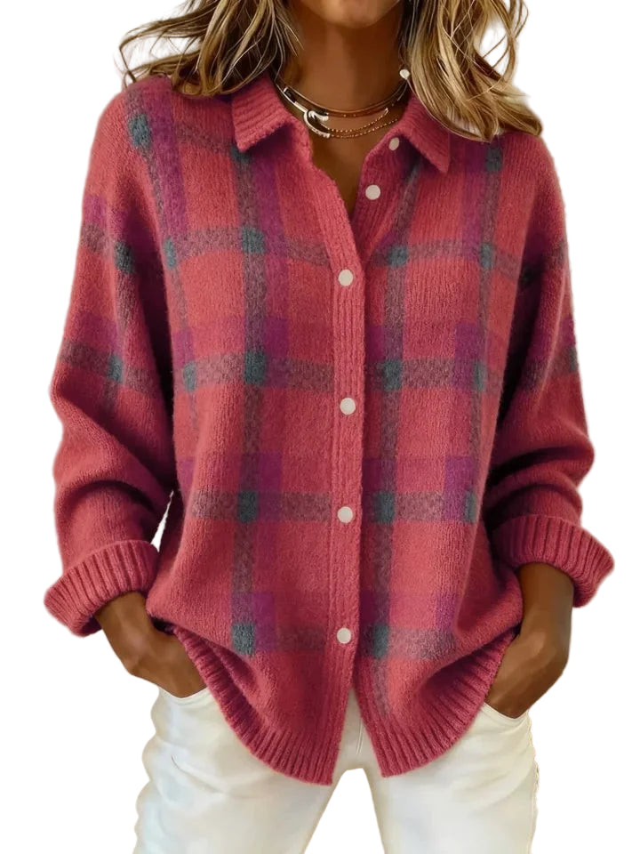 Anny | Chic Checked Cardigan