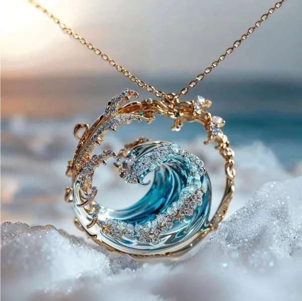 Timeless Wave Pendant Necklace