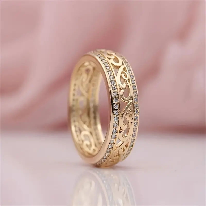 Open-Centered Gold Ring