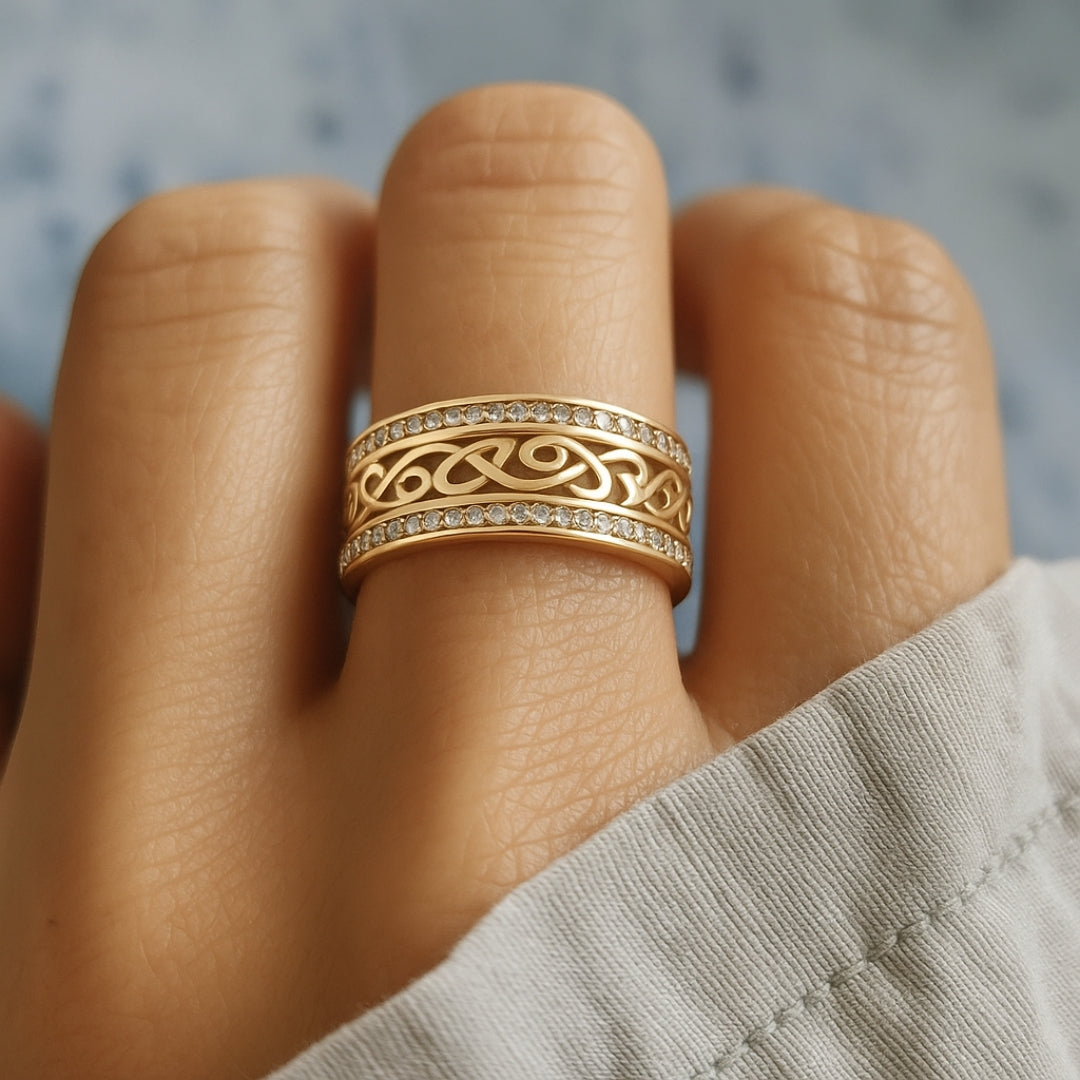 Open-Centered Gold Ring