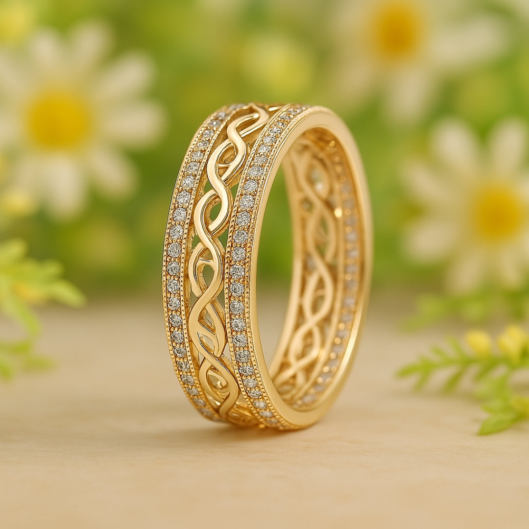 Open-Centered Gold Ring