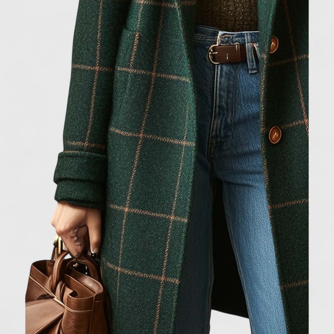 Fiona | Timeless Checked Coat