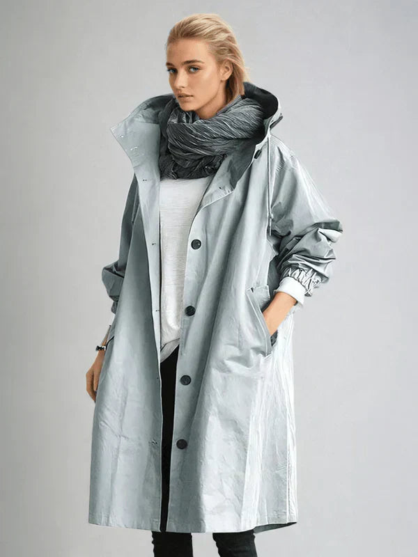 Morgan – Stylish Waterproof Trench Coat