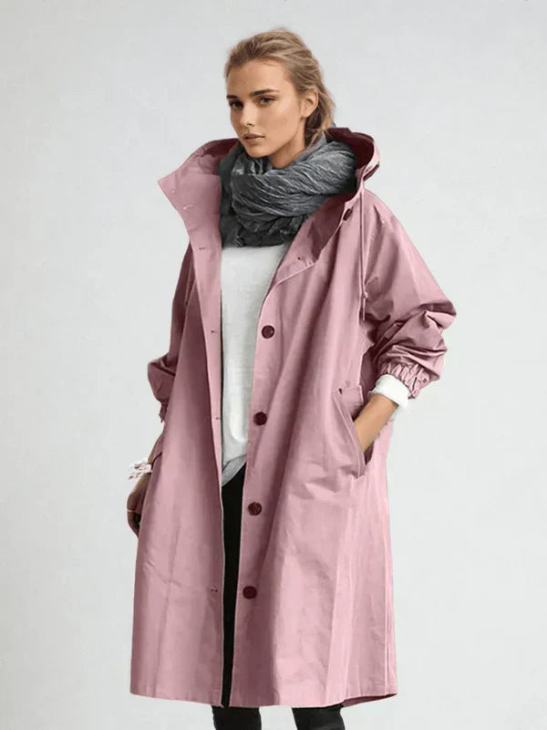 Morgan – Stylish Waterproof Trench Coat