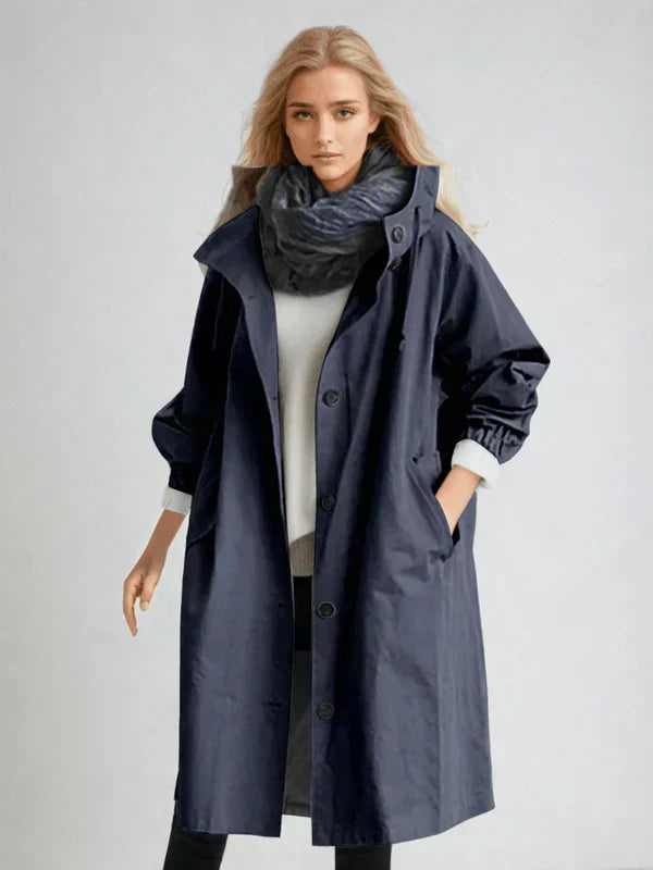 Morgan – Stylish Waterproof Trench Coat
