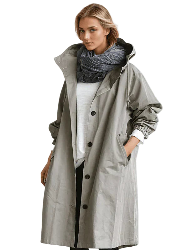 Morgan – Stylish Waterproof Trench Coat