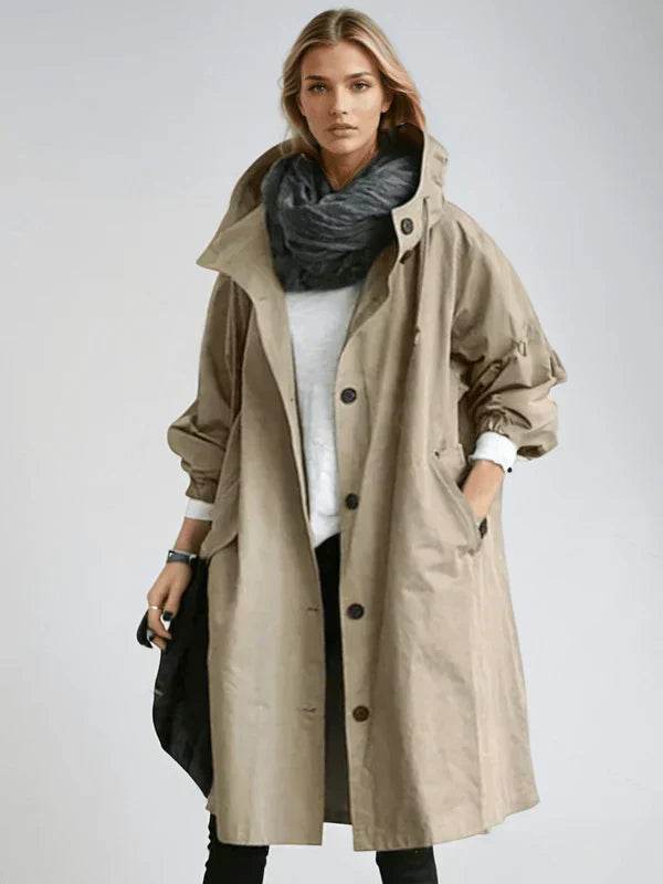 Morgan – Stylish Waterproof Trench Coat