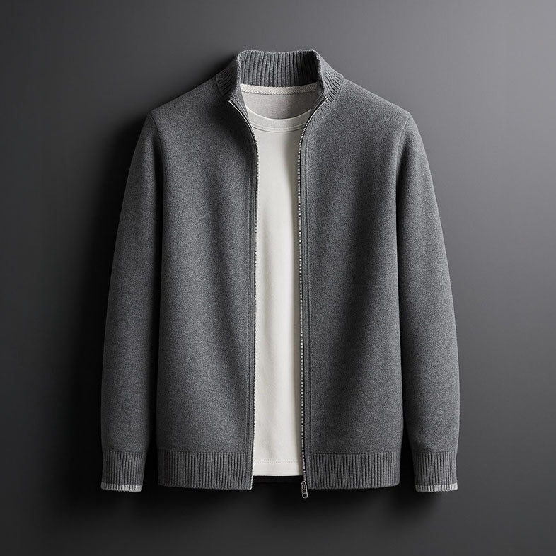 HARVEY™ | Sophisticated Wool Zip Jacket